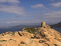 Genoese tower of Ile Rousse